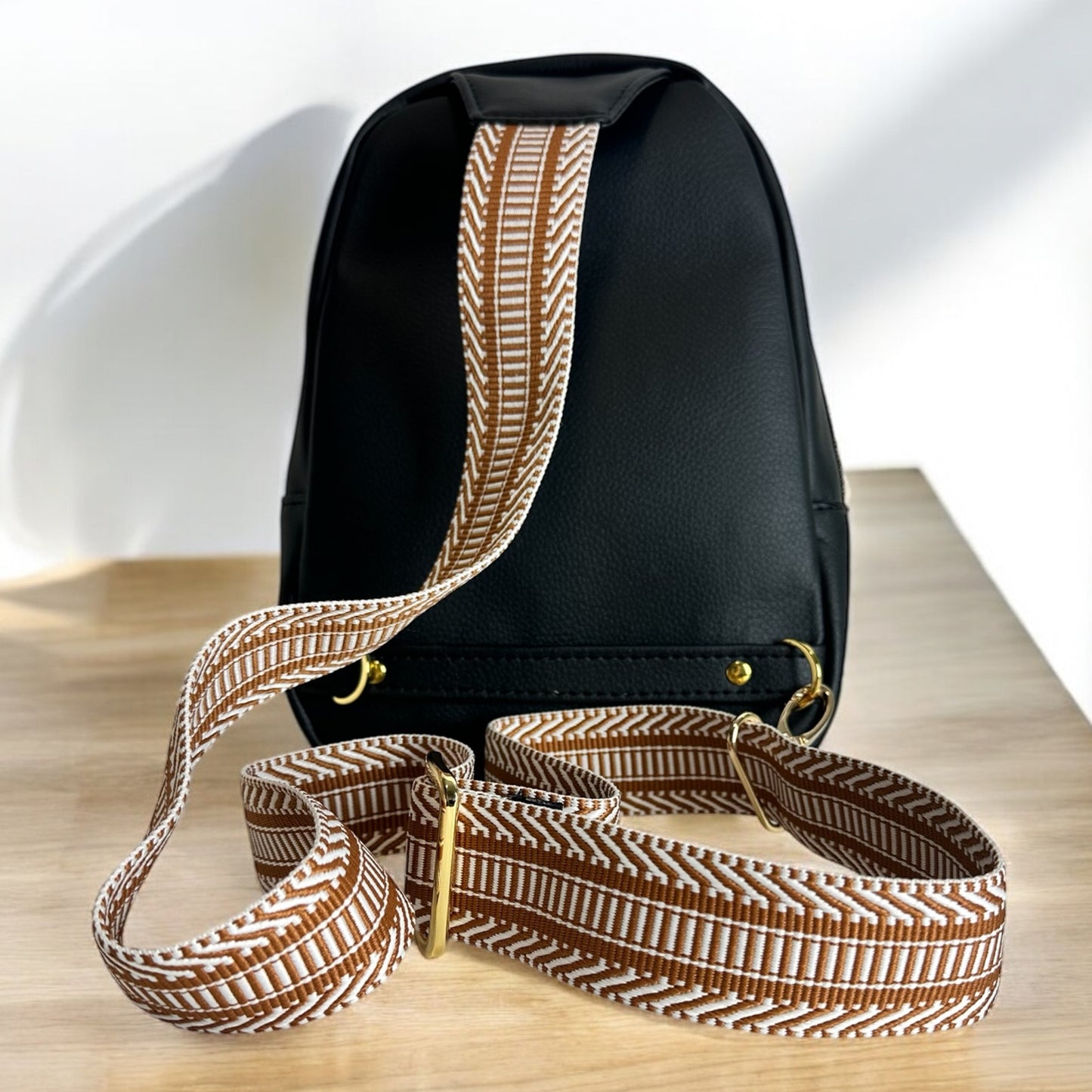 Black Slim Sling Purse