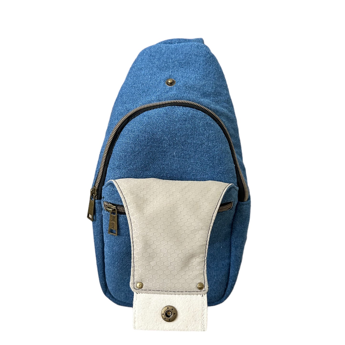 Denim Canvas Sling Bag