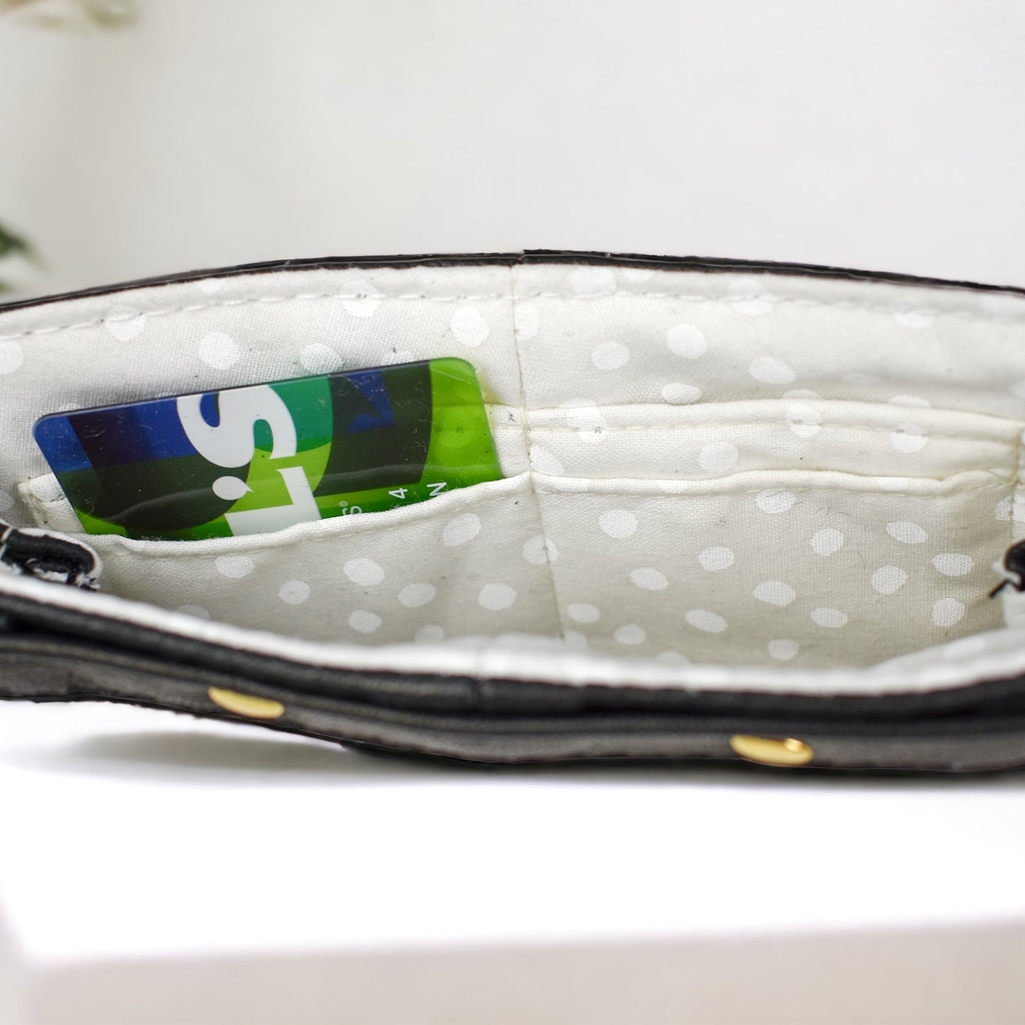 Black Skye Crossbody Leather