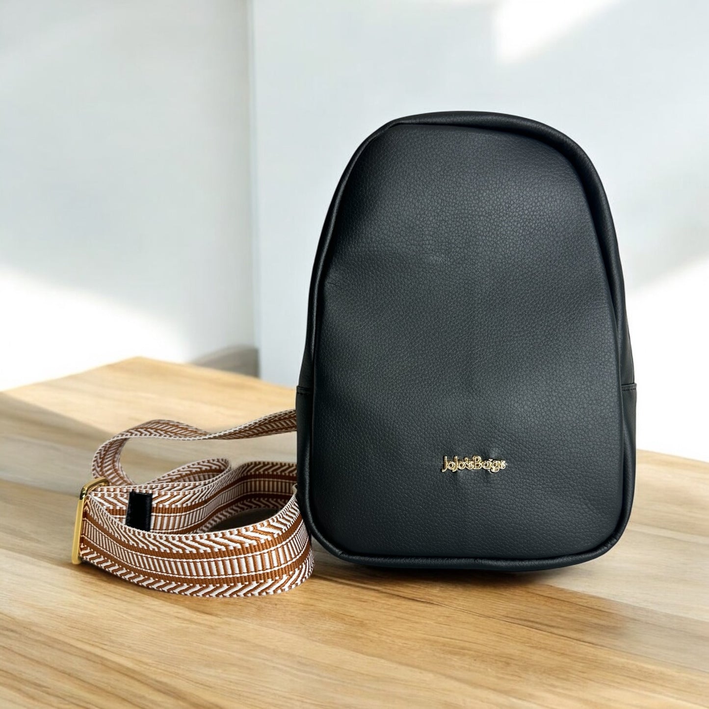 Black Slim Sling Purse
