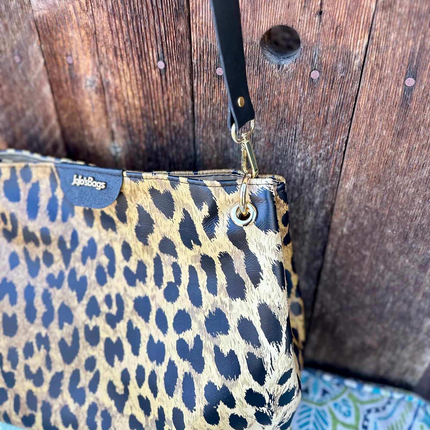 Leopard Bucket Bag