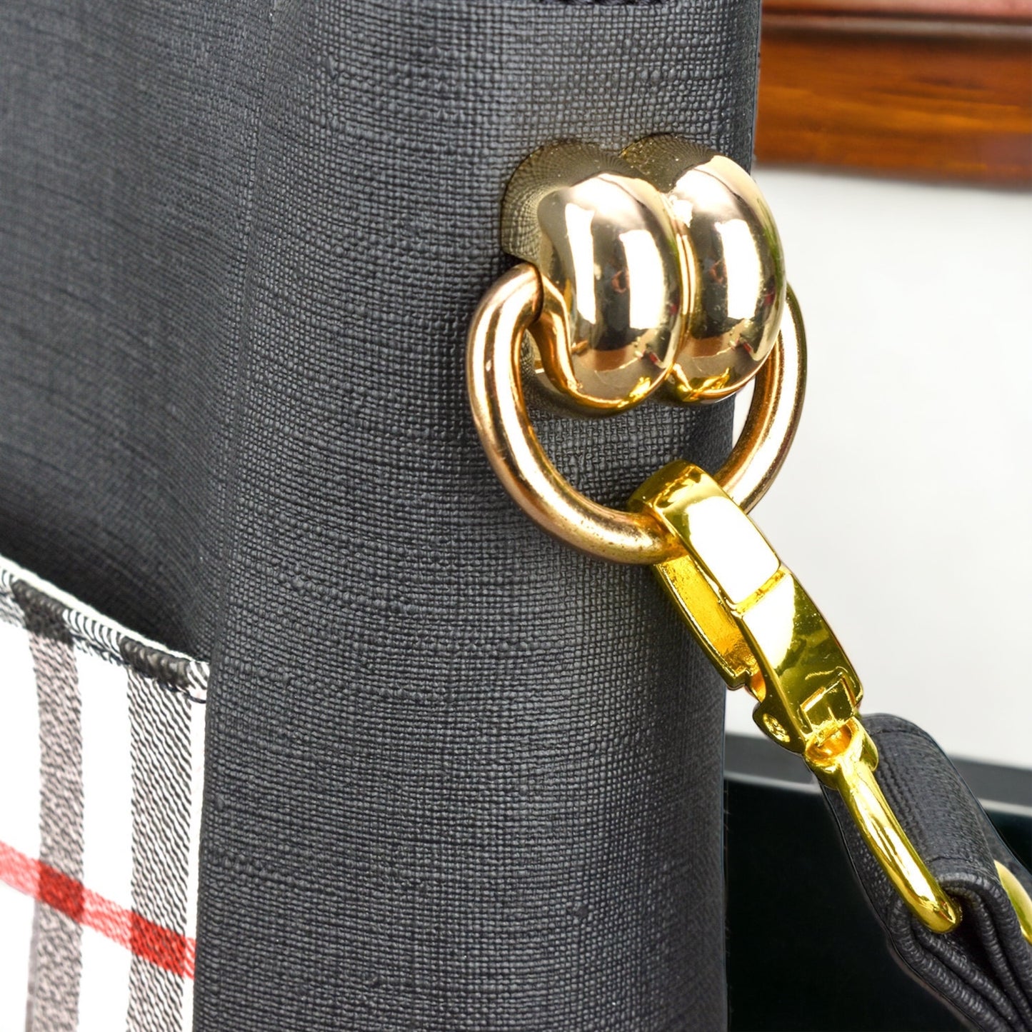 Crossbody Plaid Purse
