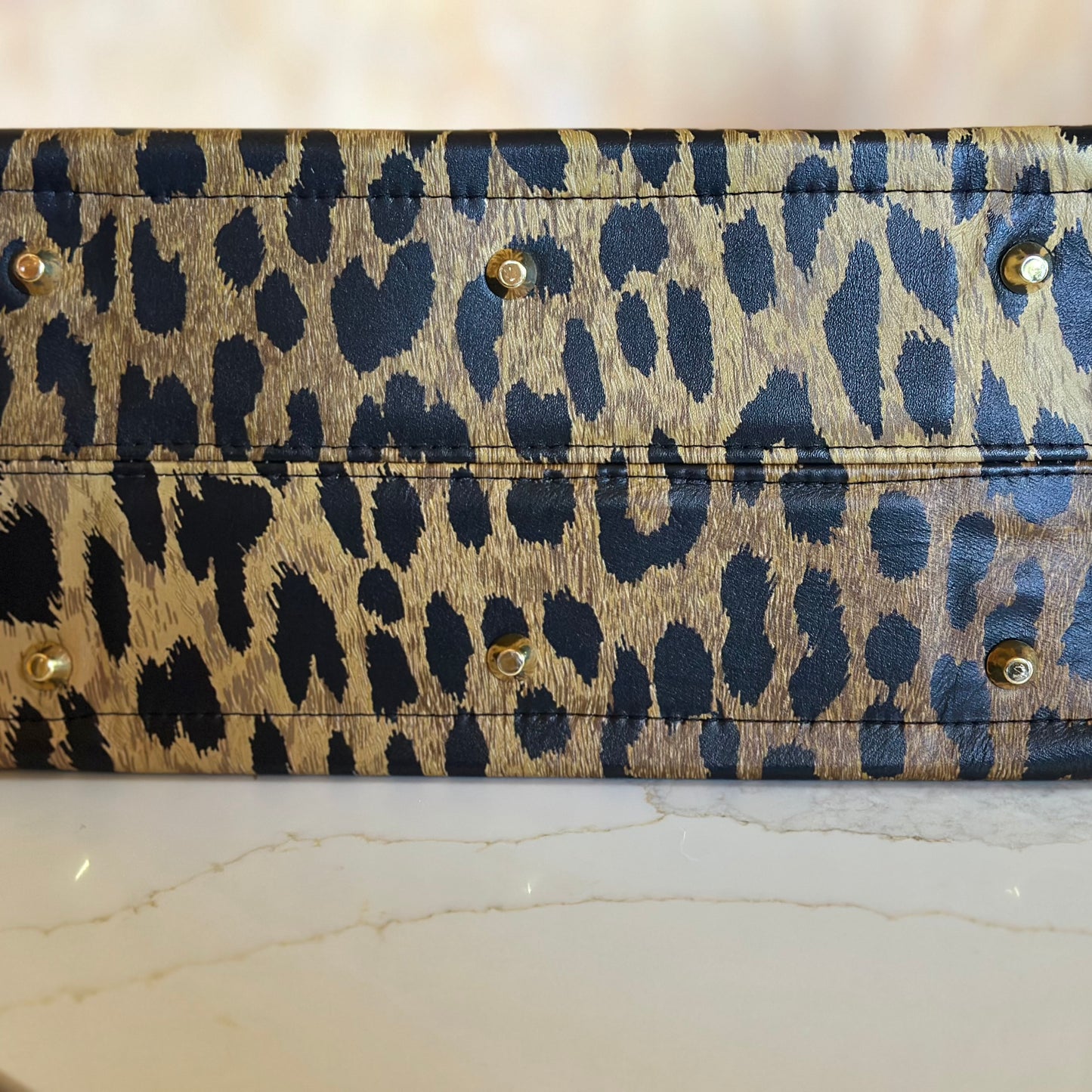 Leopard Bucket Bag