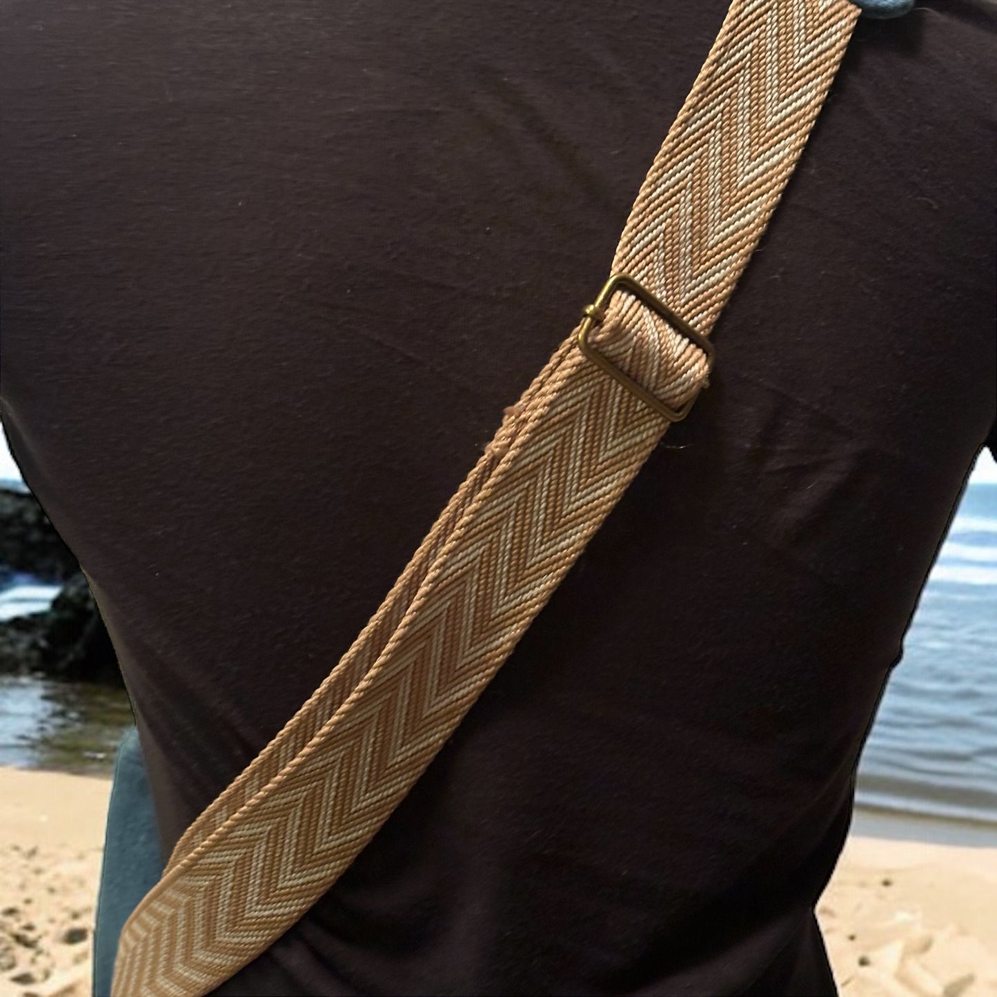 Denim Canvas Sling Bag