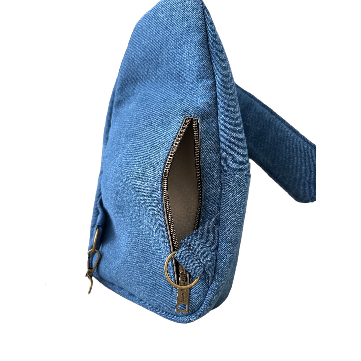 Denim Canvas Sling Bag