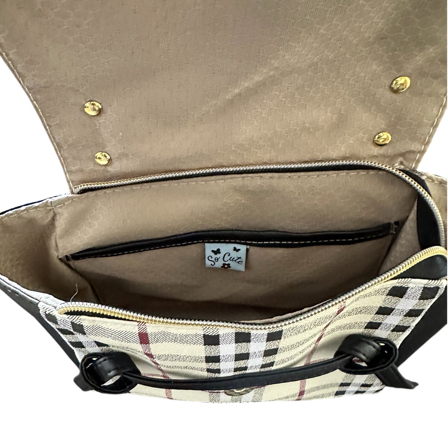 Samantha Plaid Handbag