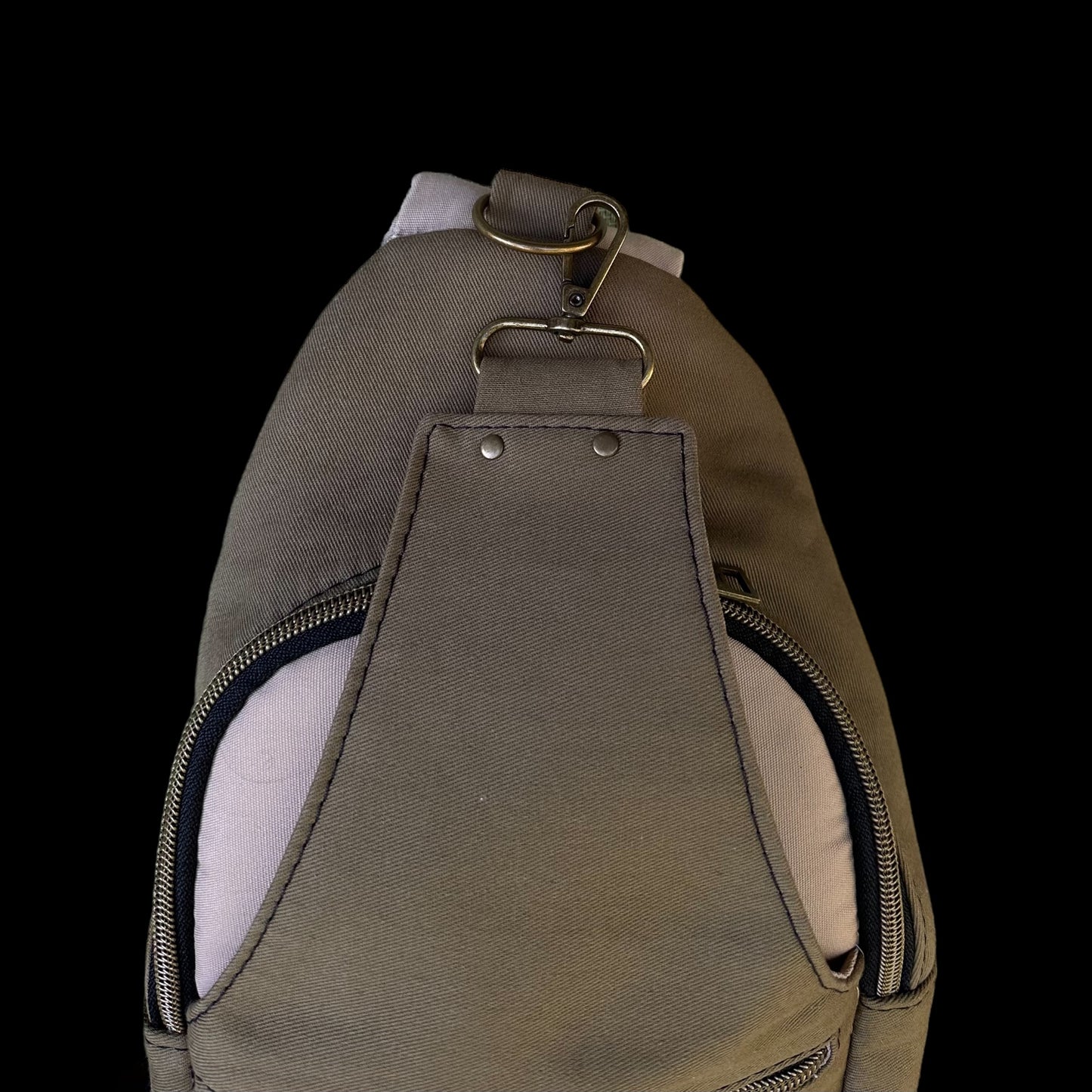Denim Canvas Sling Bag