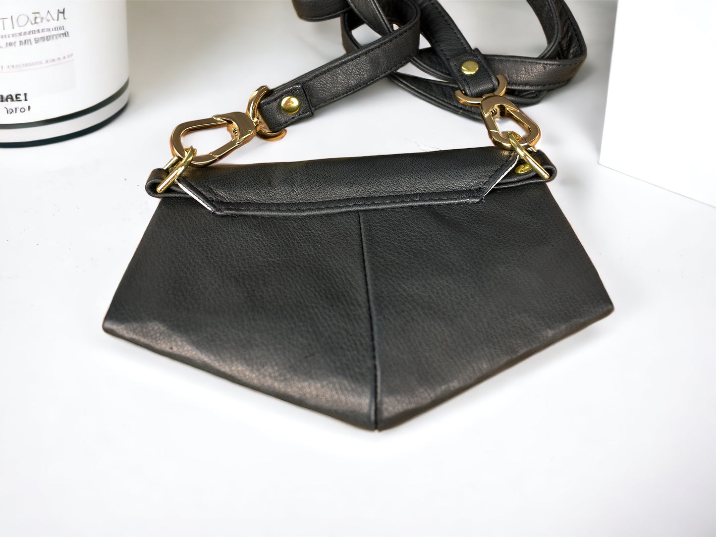Black Skye Crossbody Leather