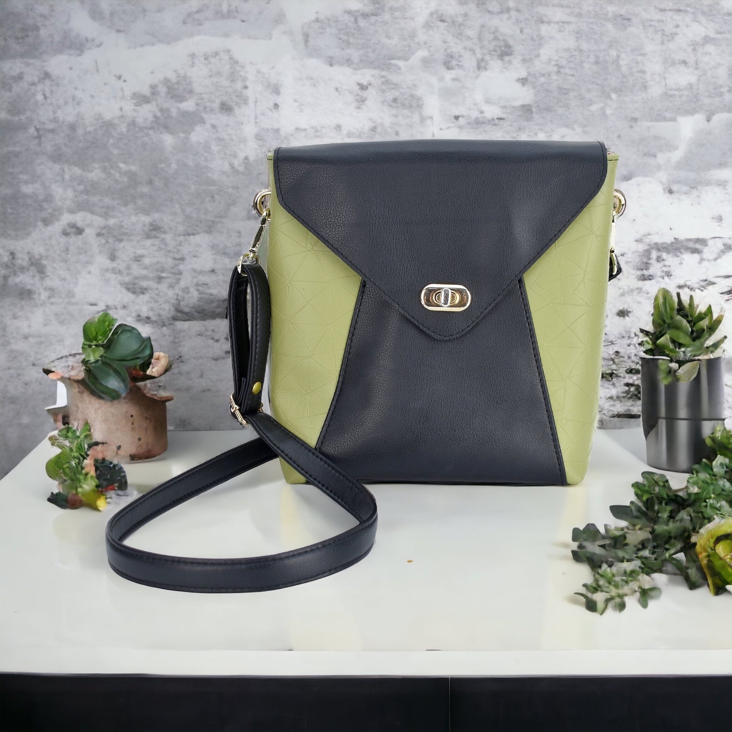 Crossbody Purse Women's Shoulder Bag Faux Leather