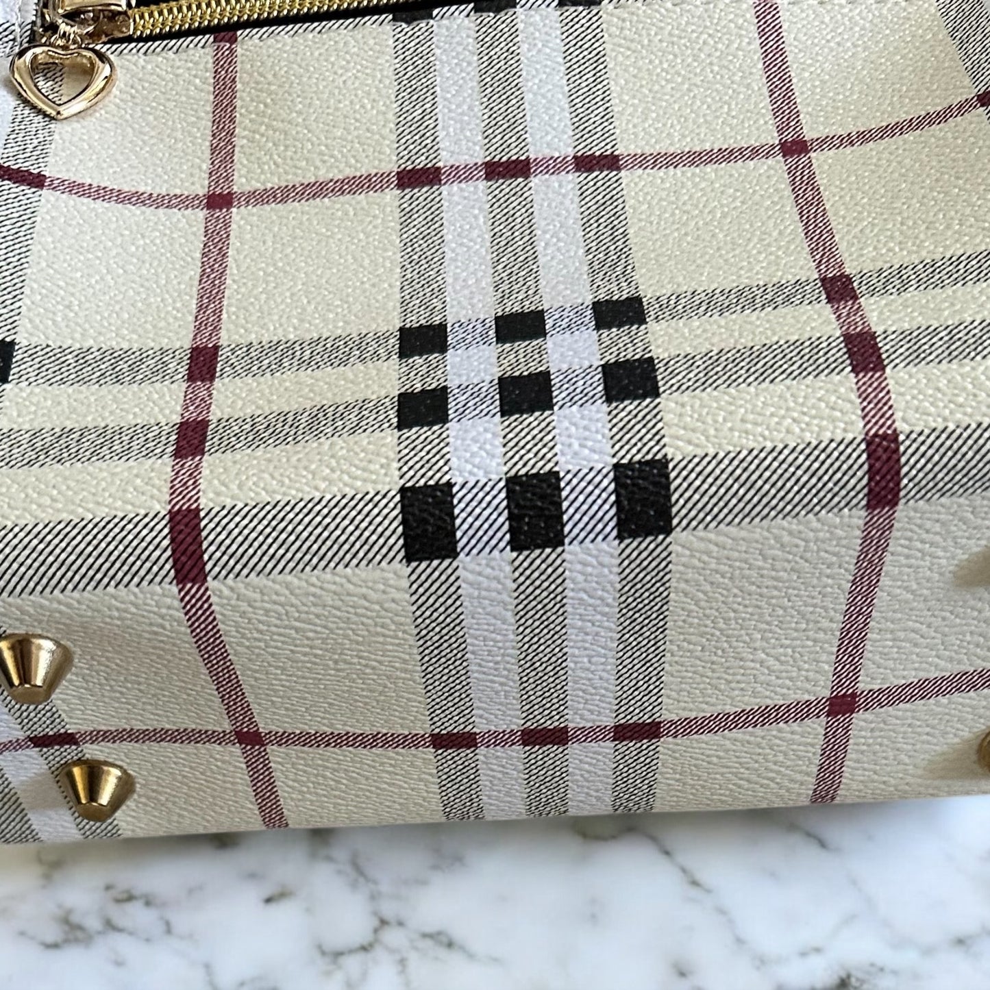 Samantha Plaid Handbag
