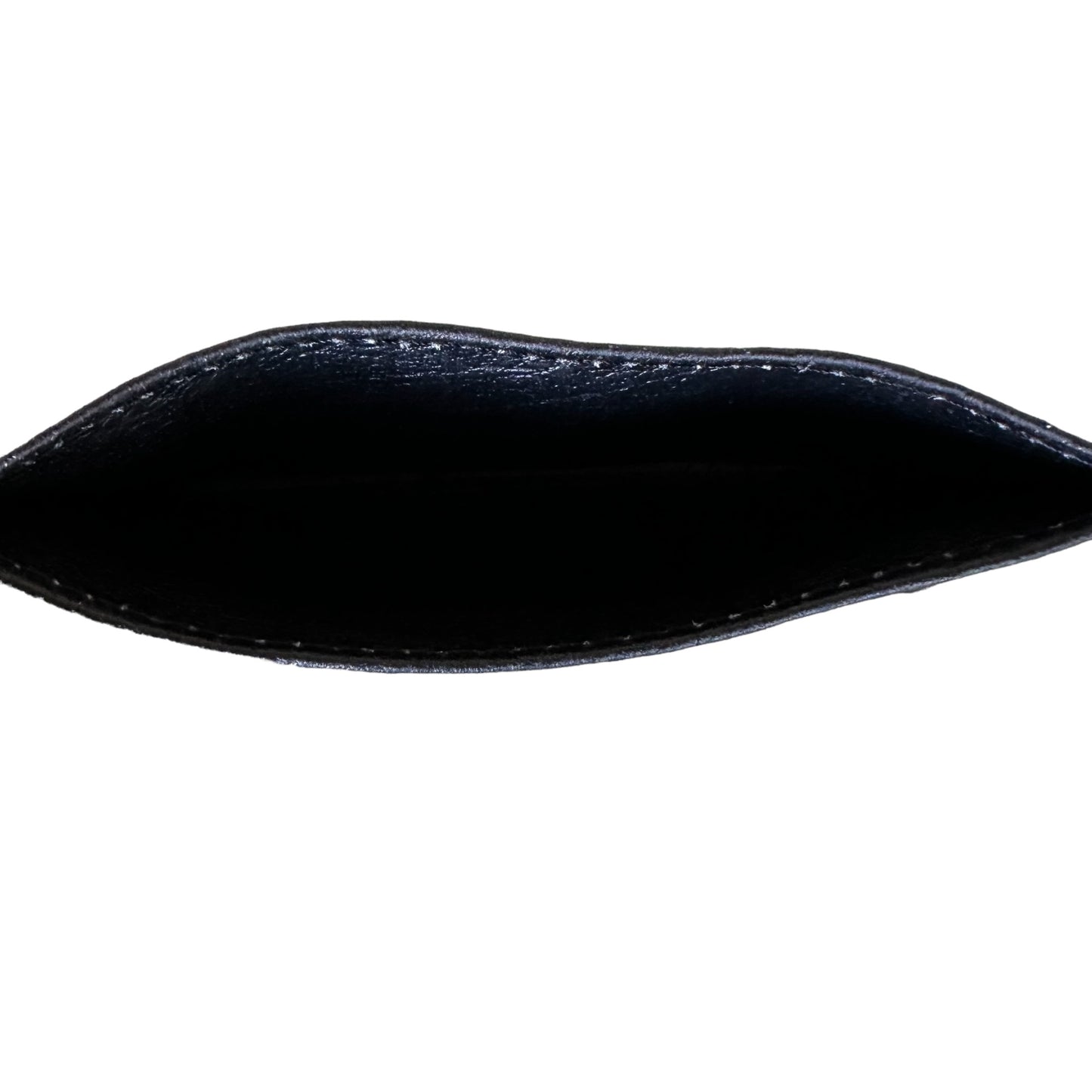 Slim Black Leather Wallet