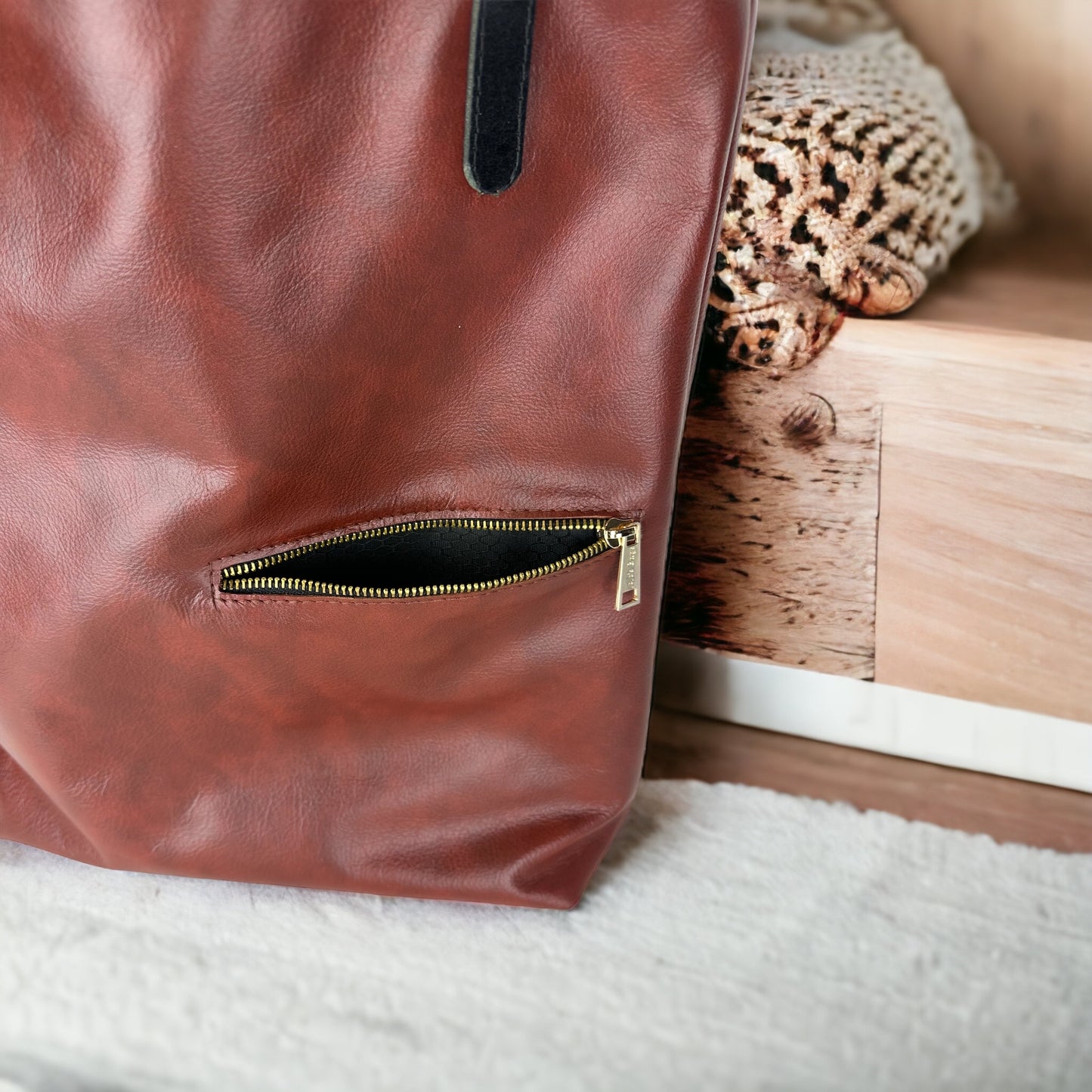 Large Leather Tote