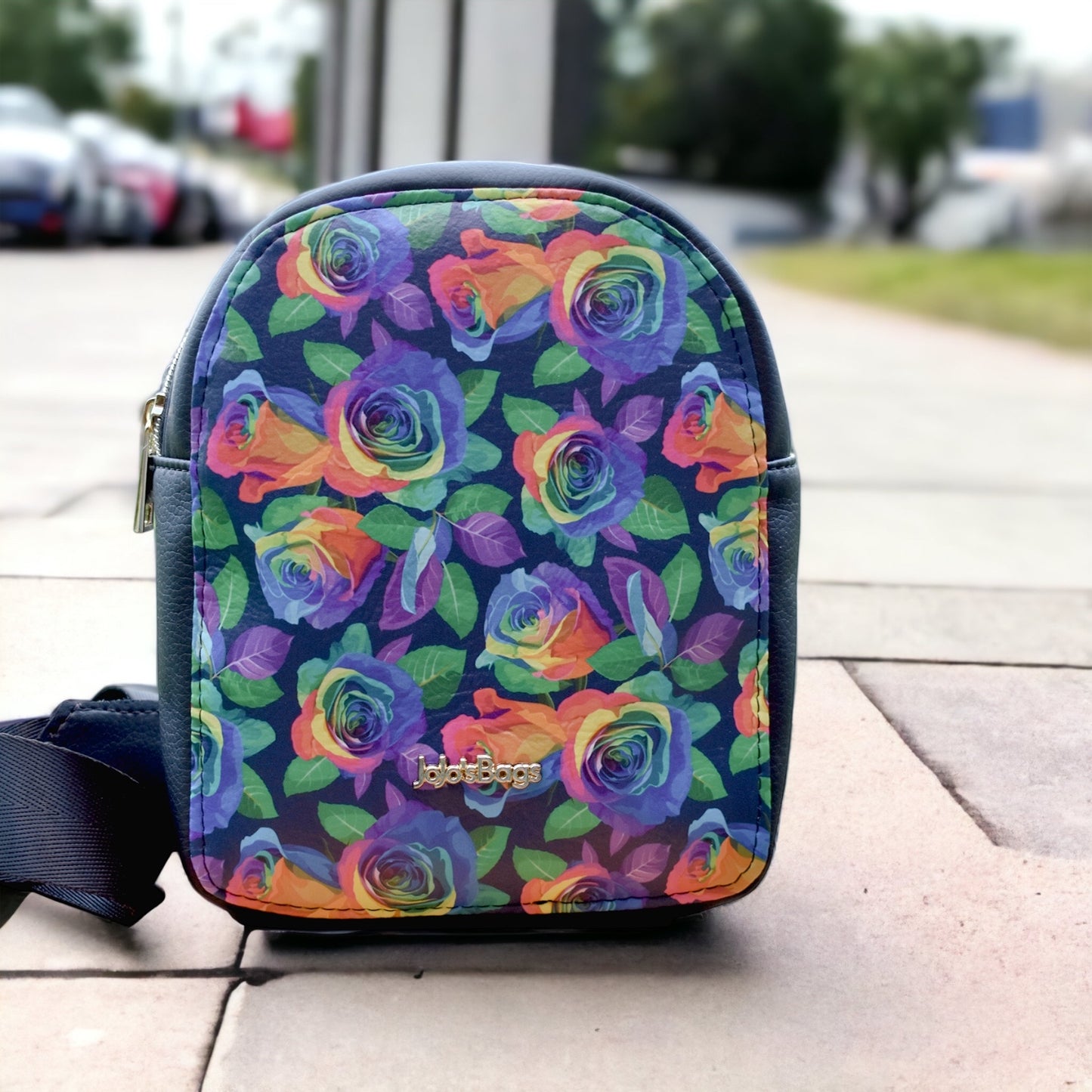 Mini Stylish Floral Backpack Purse