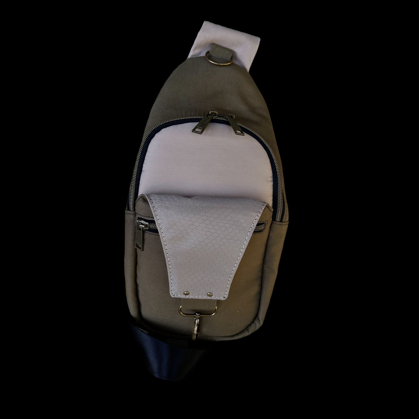 Denim Canvas Sling Bag
