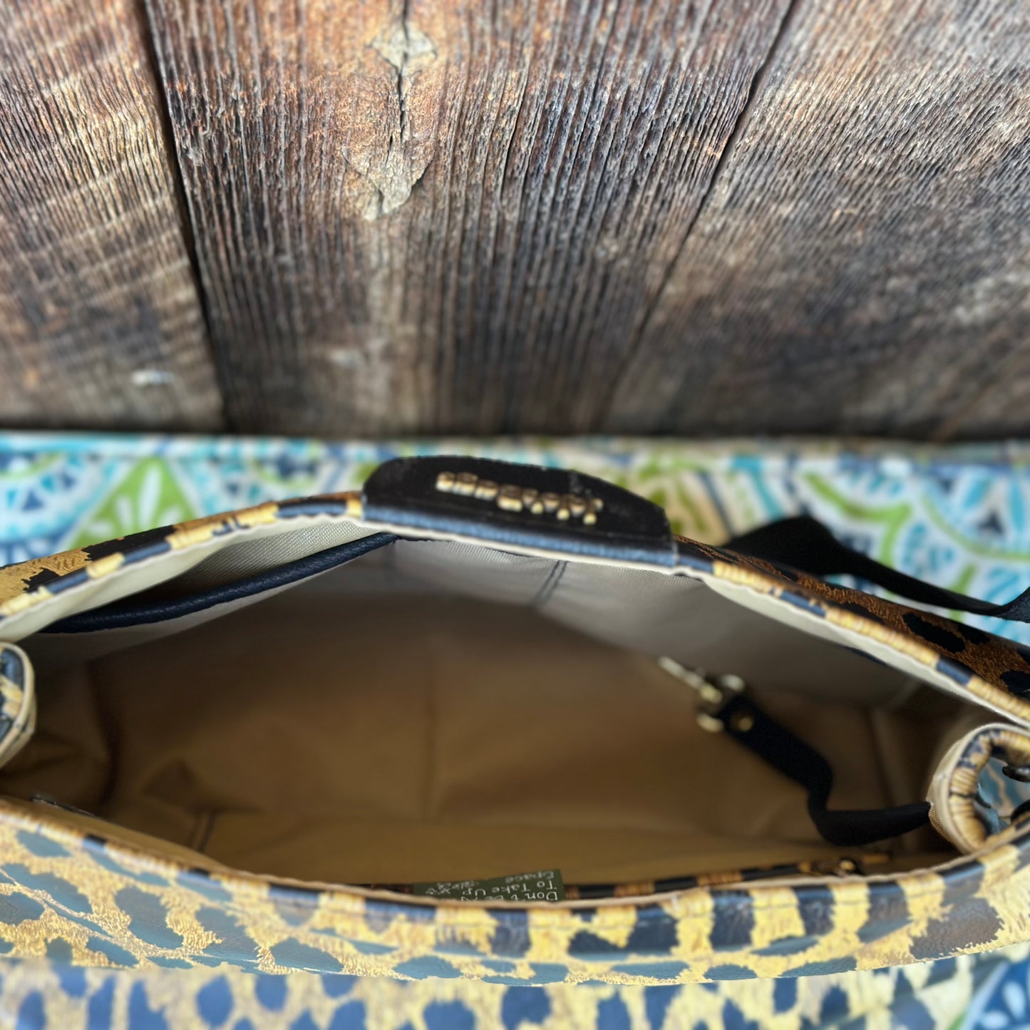 Leopard Bucket Bag