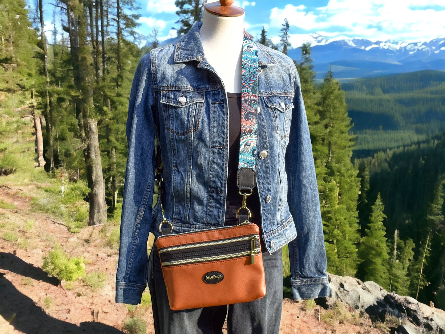Stylish Conceal Carry Purse - Compact Crossbody Purse