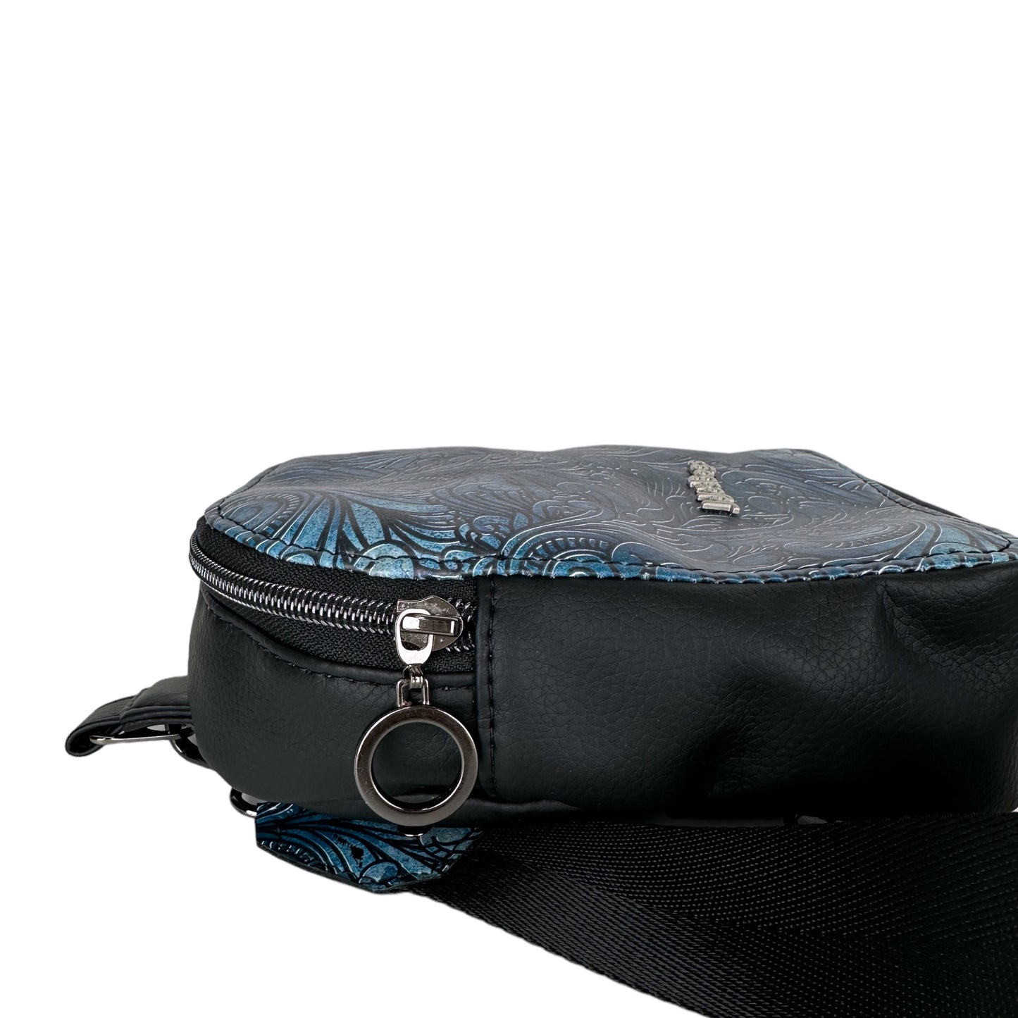 Mini Stylish Black Backpack Purse