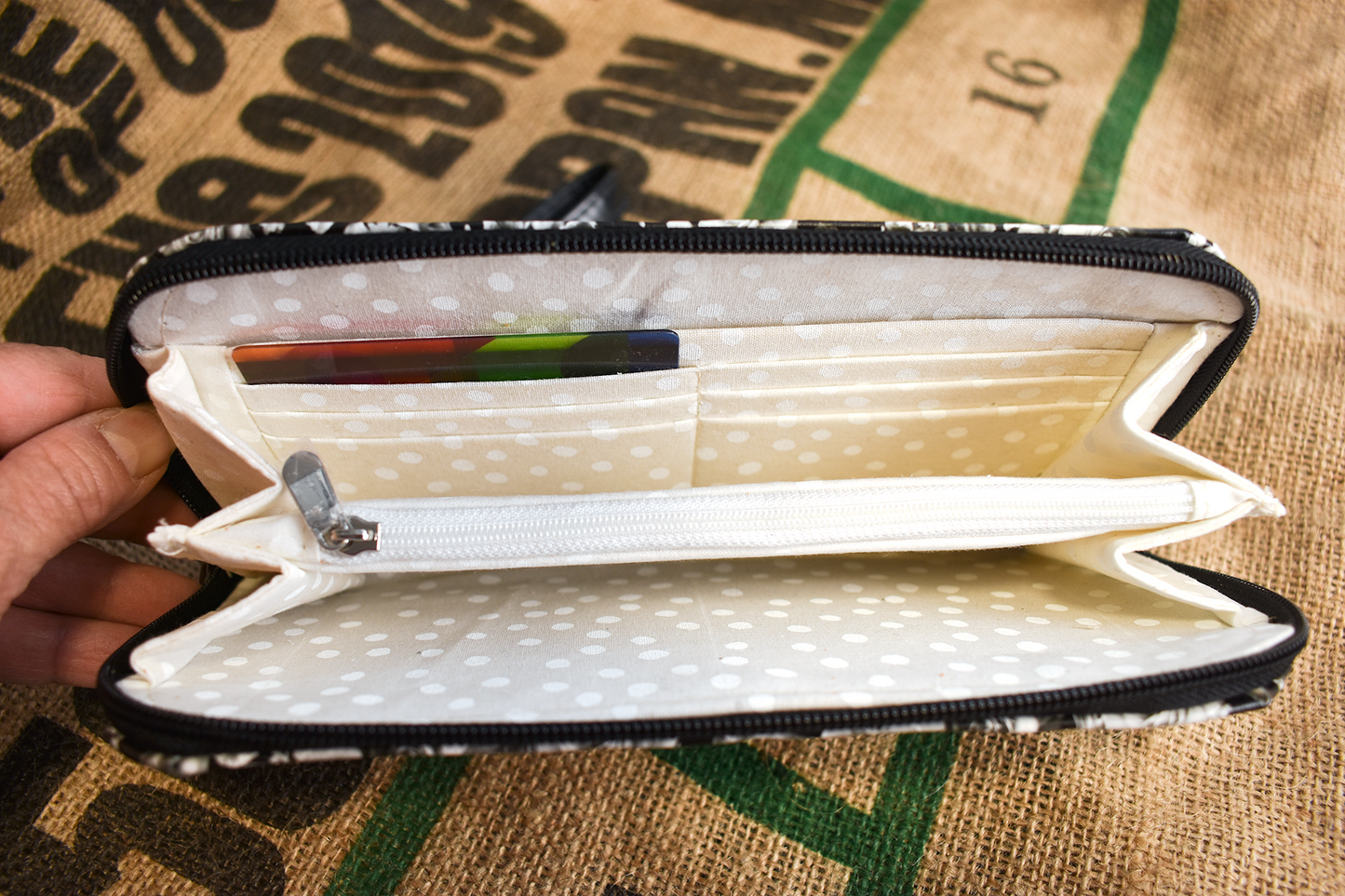 Floral Wristlet Wallet