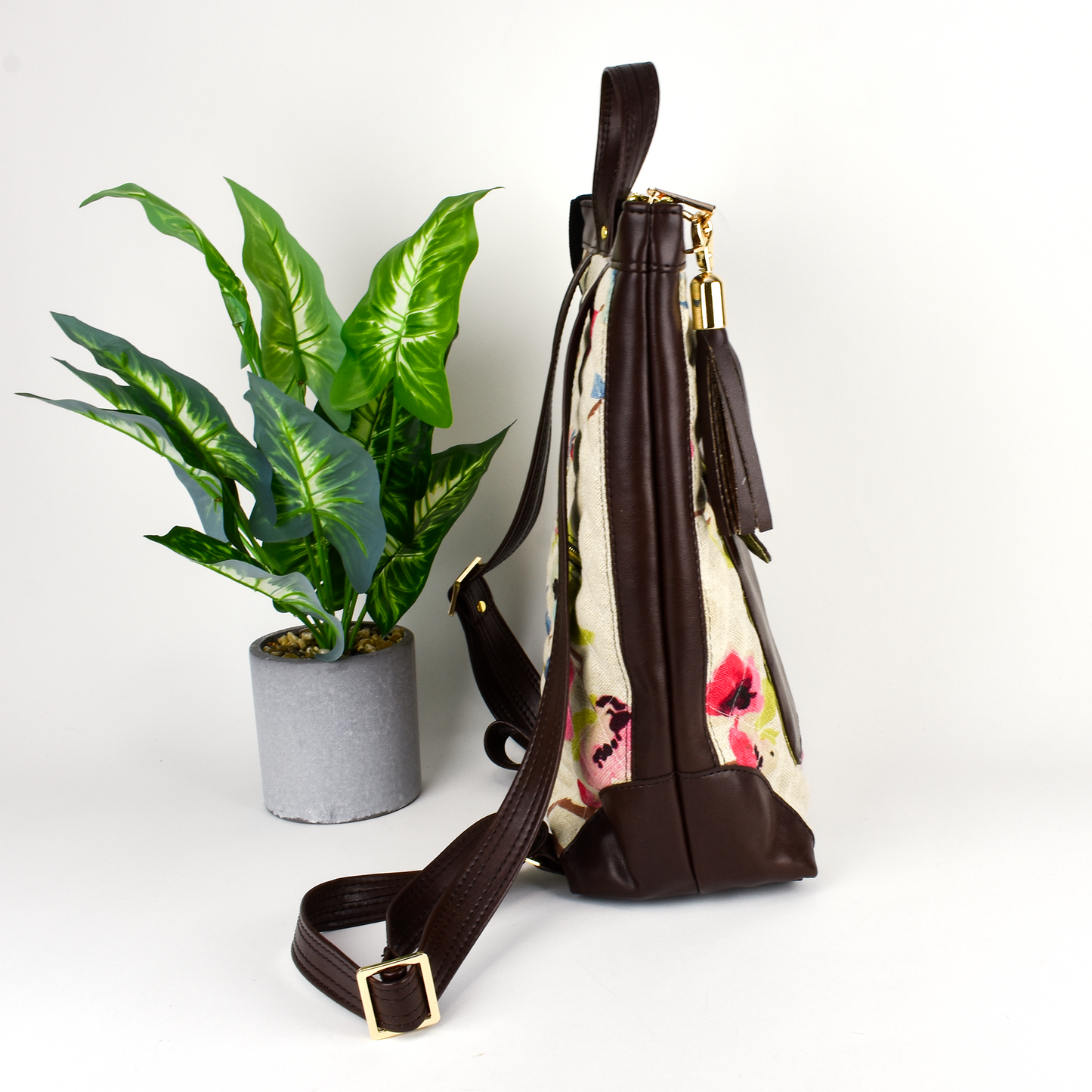 Modern Quilted Backpack
