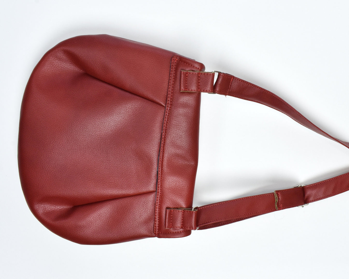 Women's Shoulder Bag - Red Crossbody Purse - Ladies Purse - Faux Leather Satchel - Medium Sized Handbag - Mother's Day Gift for Mom