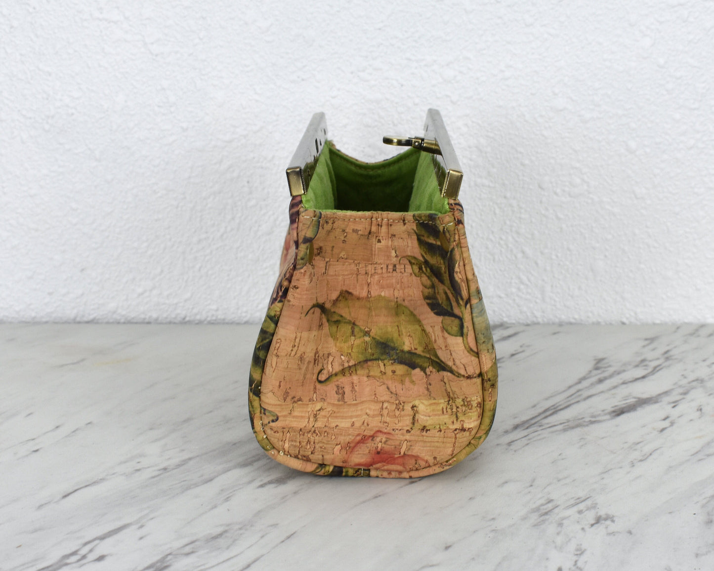 Women's Vegan Clutch Purse - Vintage Style Handbag - Evening Dress Accessory - Small Ladies Purse - Mother's Day Gift - Cork Clutch