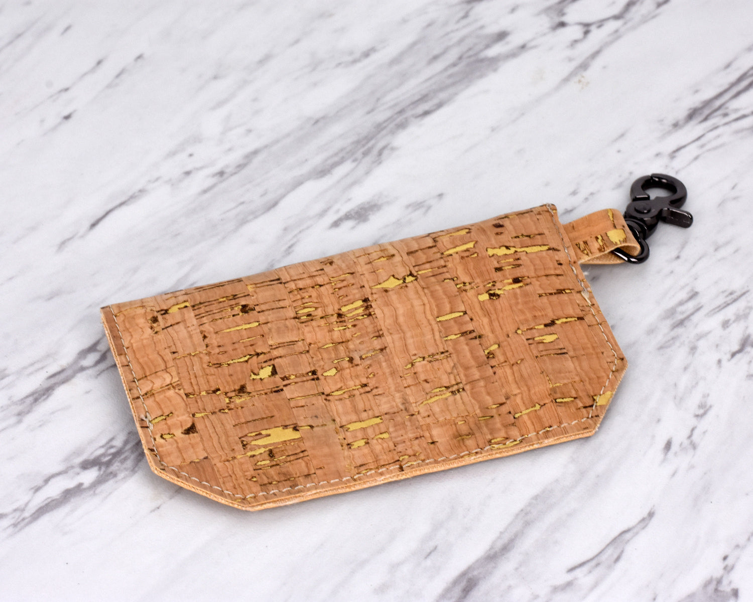 Vegan Cork Card Wallet - Credit Card Holder - Purse Accessory - Small Change Purse - ID Holder - Gift for Traveler - New Grad Gift
