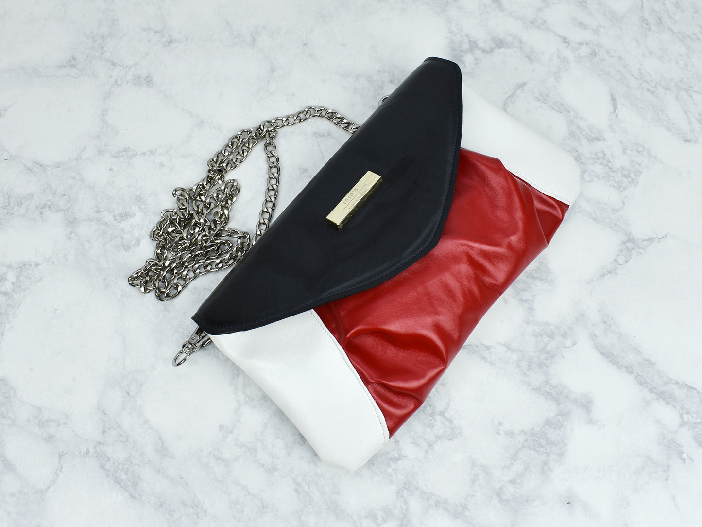Women's Evening Clutch Purse - Minimulist Ladies Satchel - Bag for Wedding - Faux Leather Purse - Statement Piece - Gift for Mother's Day