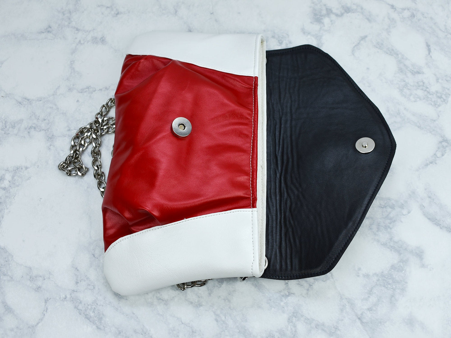 Women's Evening Clutch Purse - Minimulist Ladies Satchel - Bag for Wedding - Faux Leather Purse - Statement Piece - Gift for Mother's Day