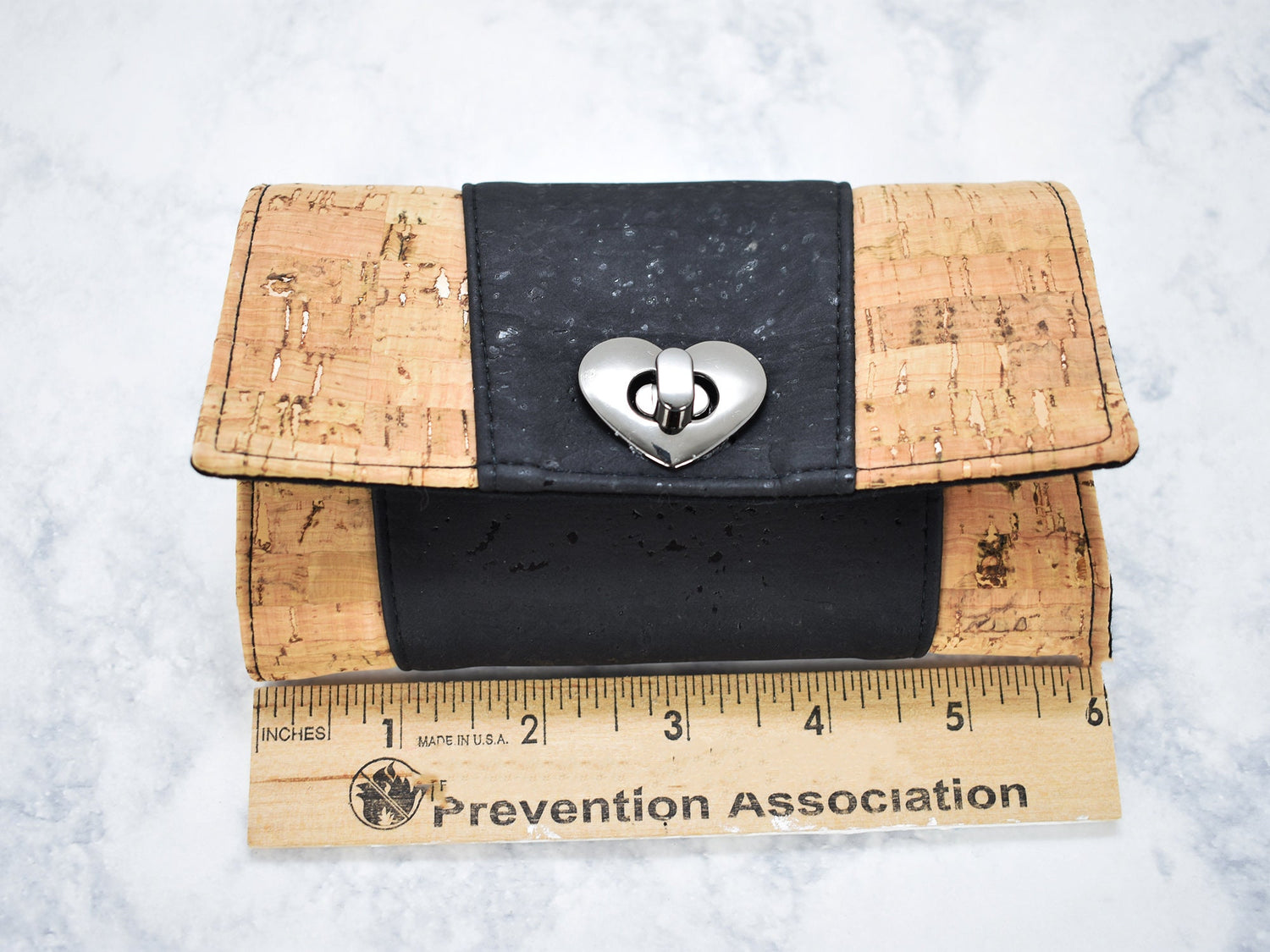 Compact Wallet - Vegan Eco Friendly Small Clutch - Personalizable - Special Idea for Someone - Earth Friendly - Two Toned