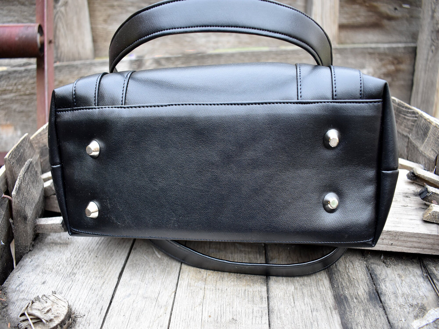 Stylish Boho Styled Purse - Eco Friendly Faux Leather Handbag - Womens Satchel - Executive Tote - Gift For Mom or Grandmother - College Girl