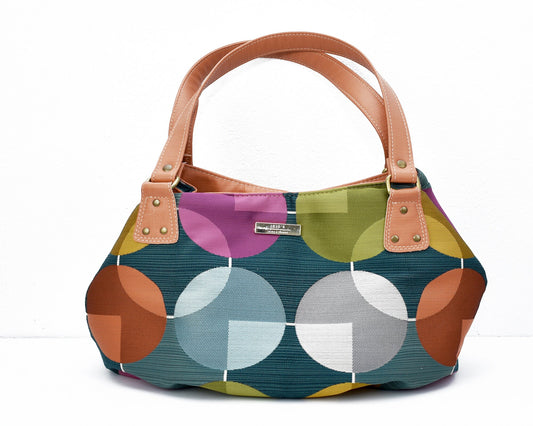 Colorful Ladies Purse - Stylish Women's Shoulder Bag - Satchel for Christmas Present - Mom Gift - Eco Friendly Vegan - Gift for Mother Wife