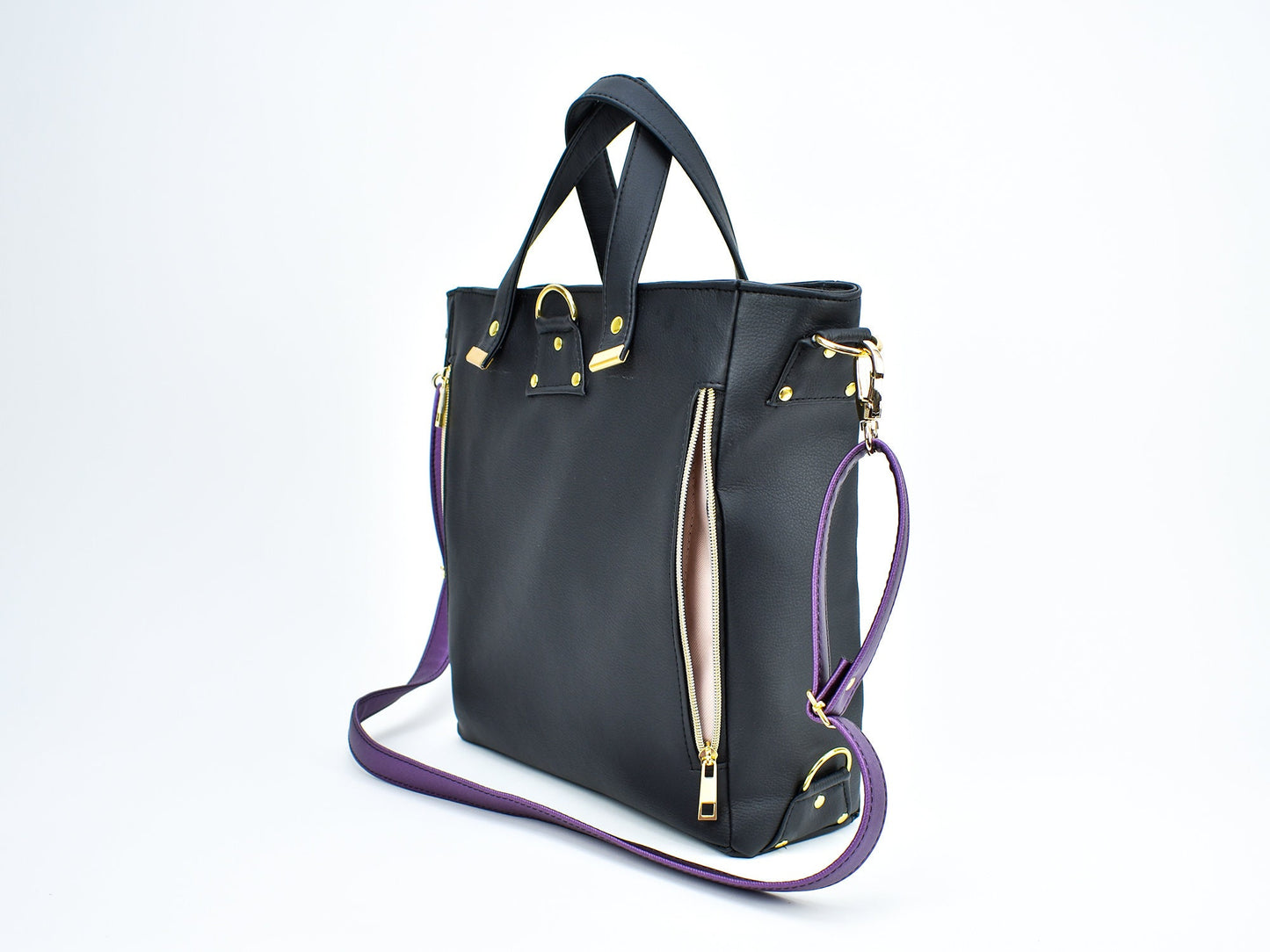 Backpack Purse CC- Faux Leather Convertible Bag - Lady Gun Lover Gift - Conceal Carry Purse Crossbody - Eco Friendly Product - CCW