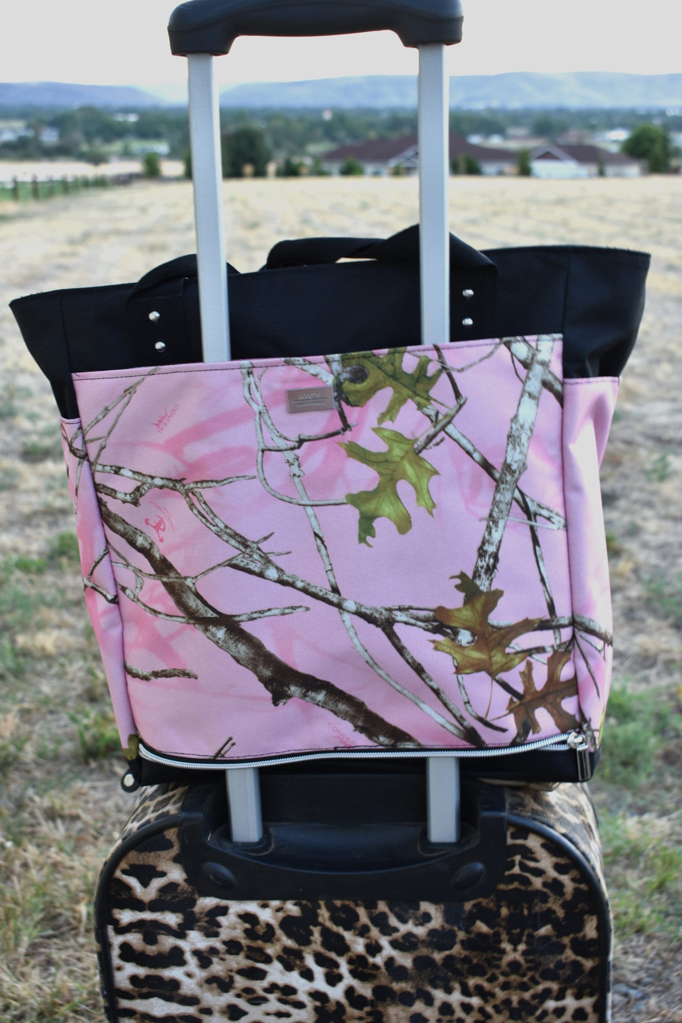 Traveler's Tote Bag - Versatile Tote - Trolley Sleeve - Water Proof Canvas - Travel Bag - Beach Tote - Airplane Carry on - Gift for Summer
