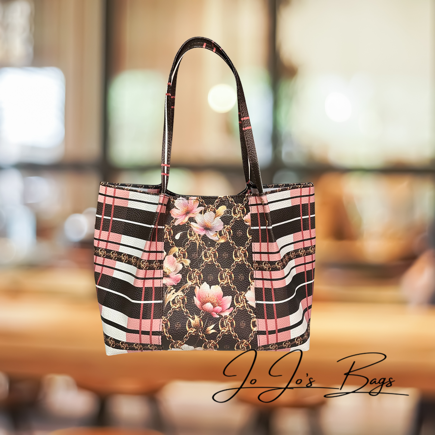 Pink Candlewood Tote Purse