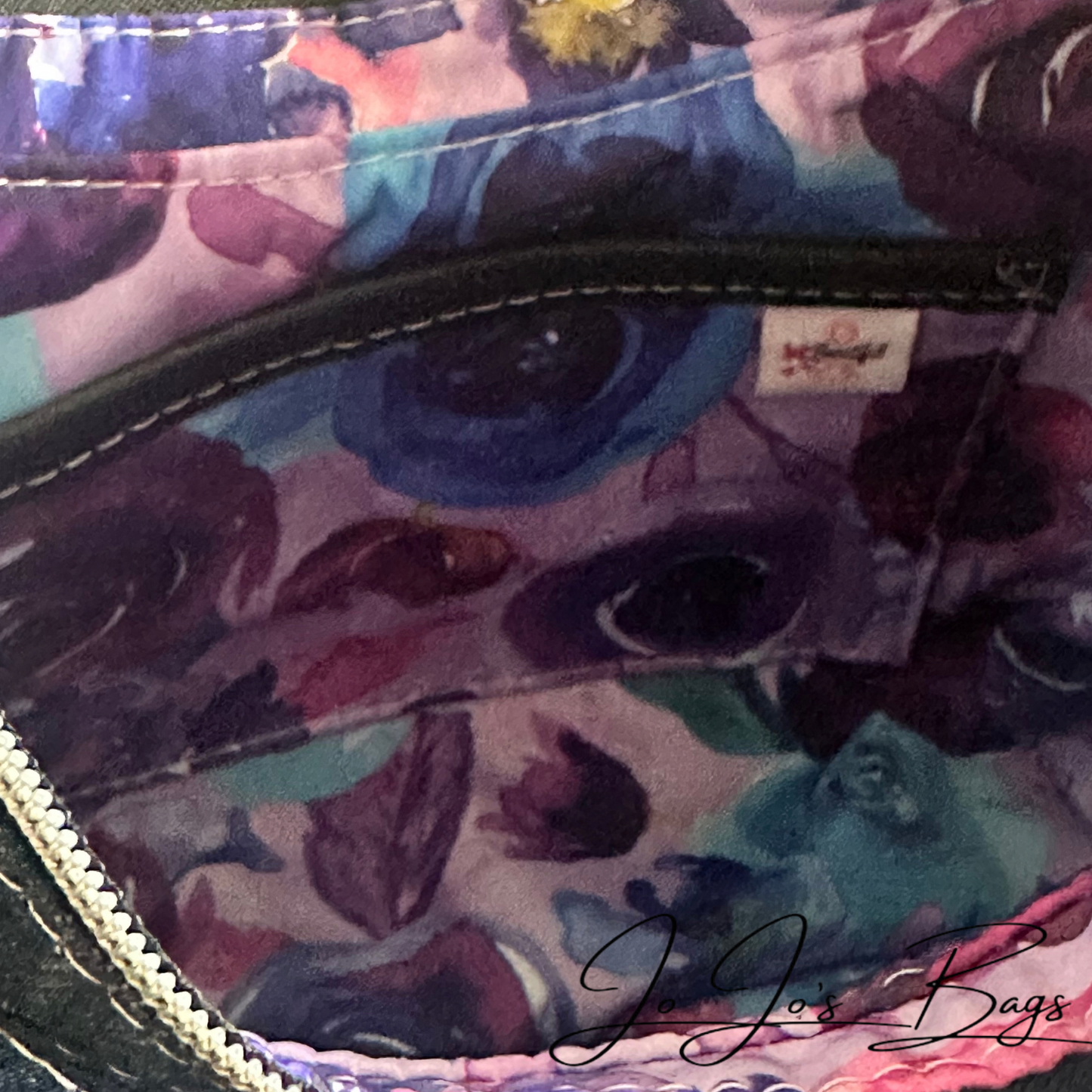 Quilted Denim Hobo Bag
