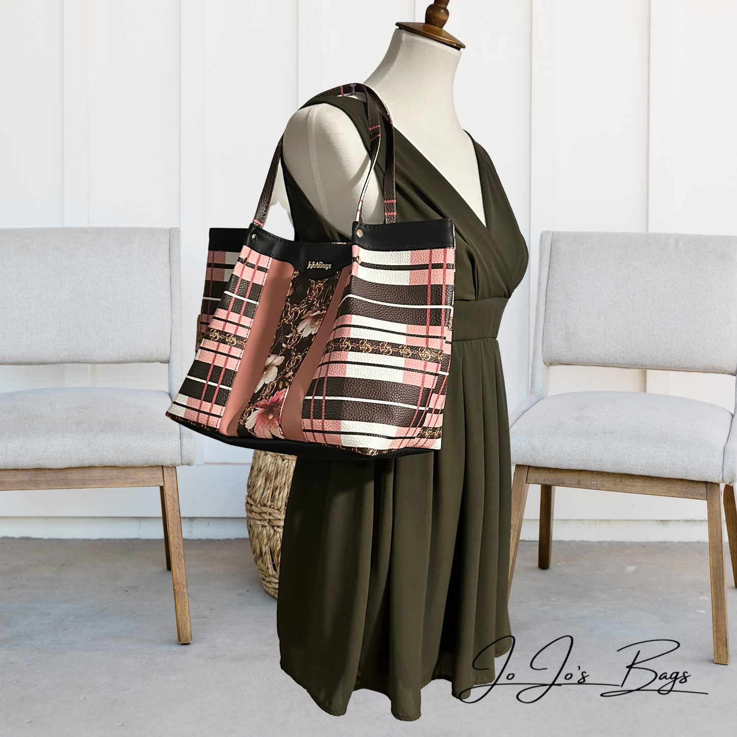 Pink Candlewood Tote Purse