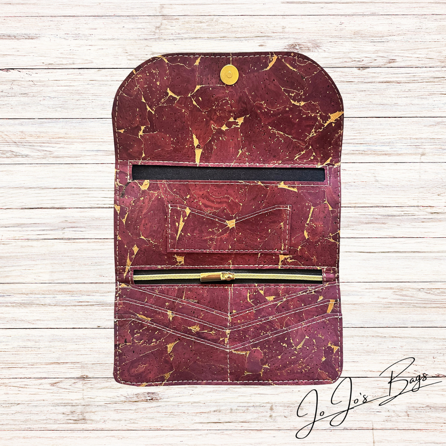 Women's Vegan Cork Tri-Fold Wallet