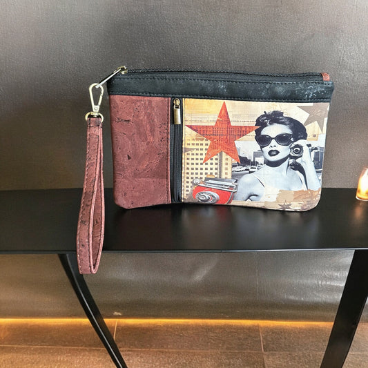 Cork Wristlet Clutch