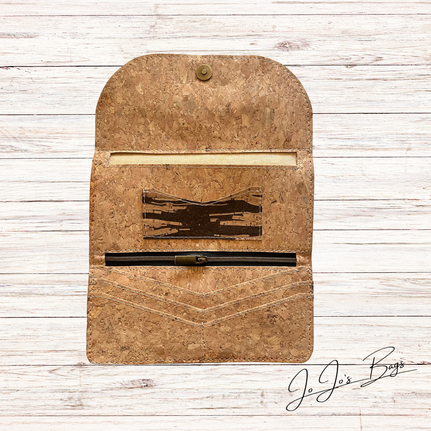 Women's Vegan Cork Tri-Fold Wallet