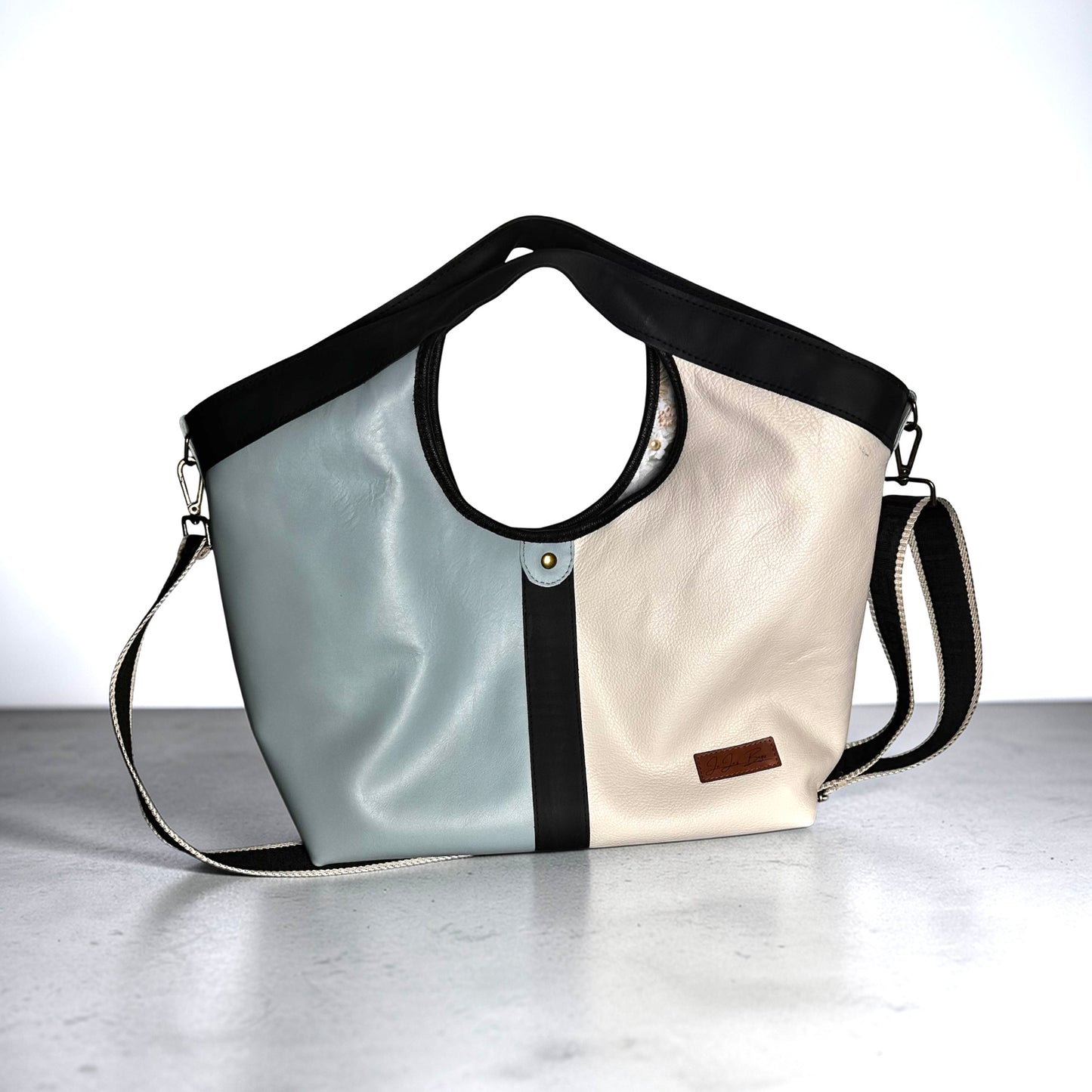 Large Leather Lily Tote