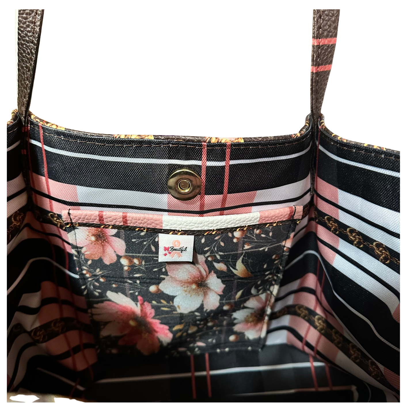 Pink Candlewood Tote Purse