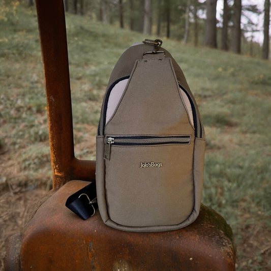 Denim Canvas Sling Bag