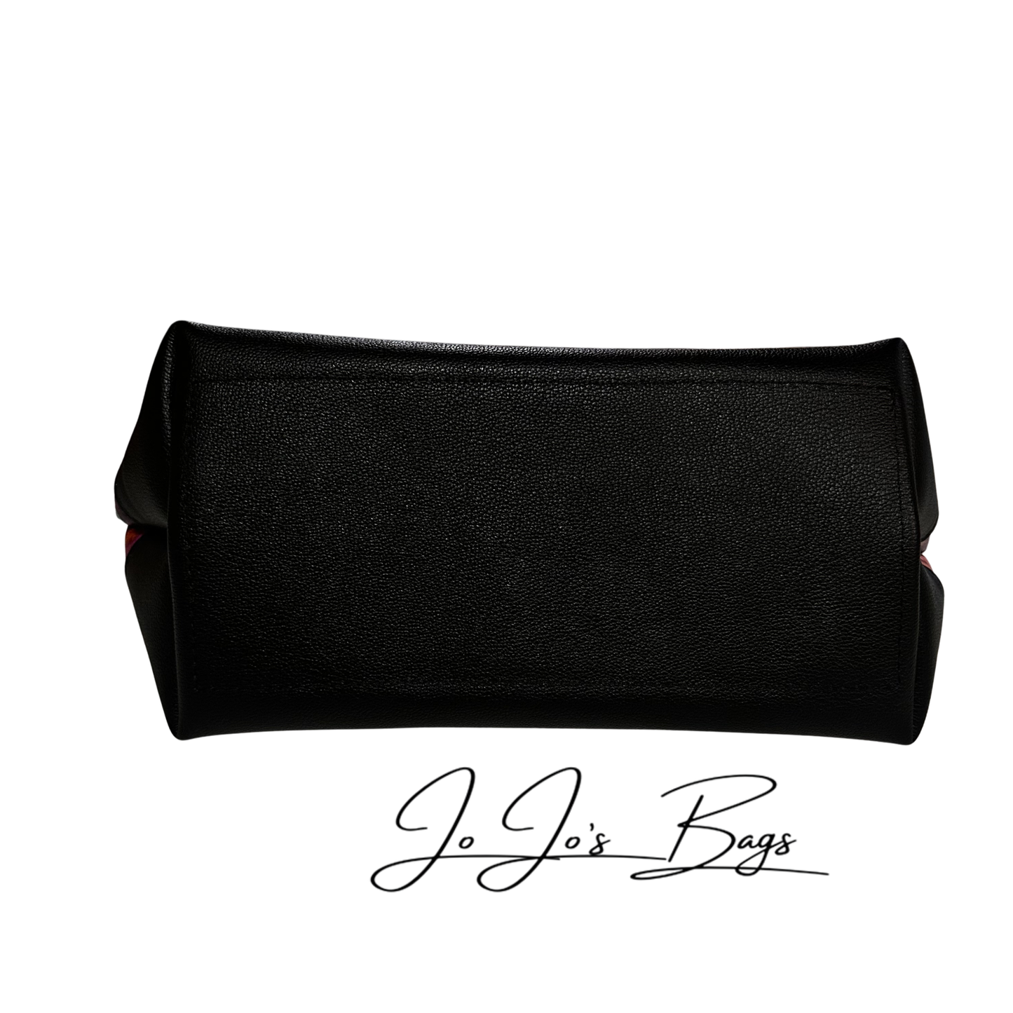 Floral Leather Tote Bag
