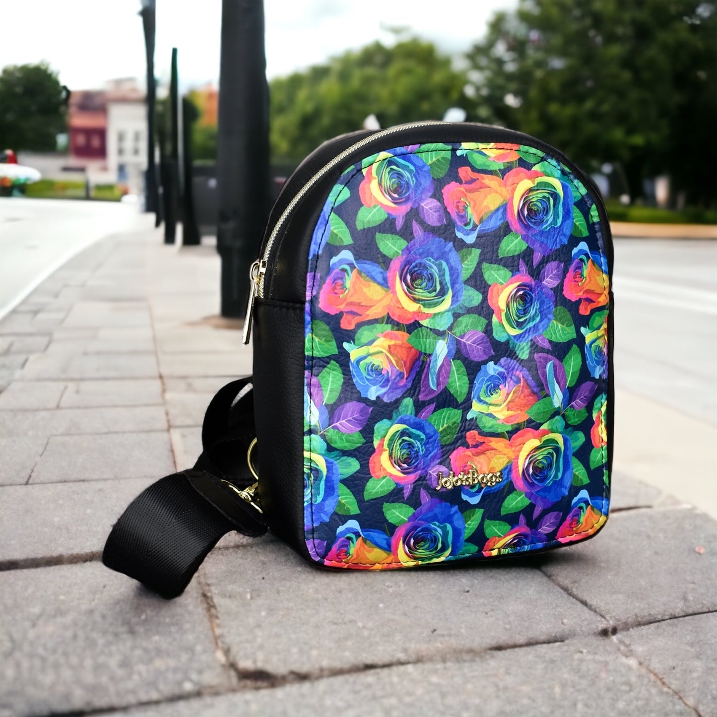 Mini Stylish Floral Backpack Purse