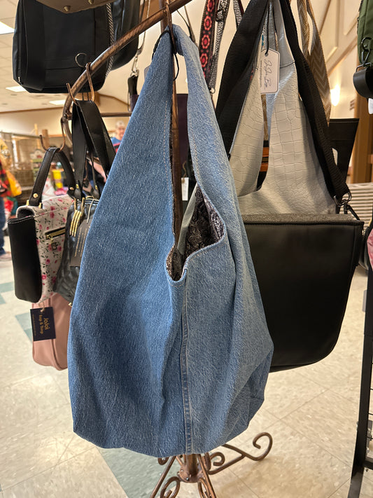 Denim Hobo Bag