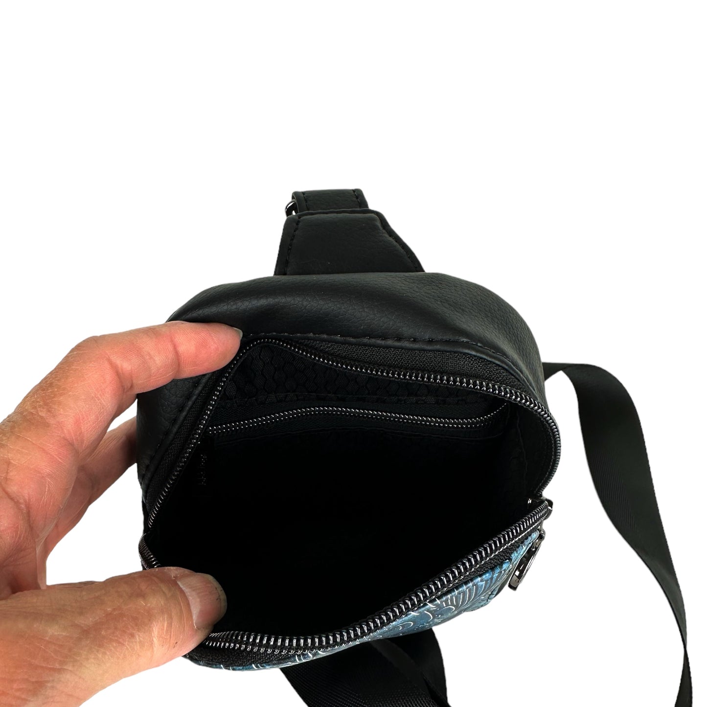 Mini Stylish Black Backpack Purse