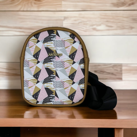 Gold sling bag
