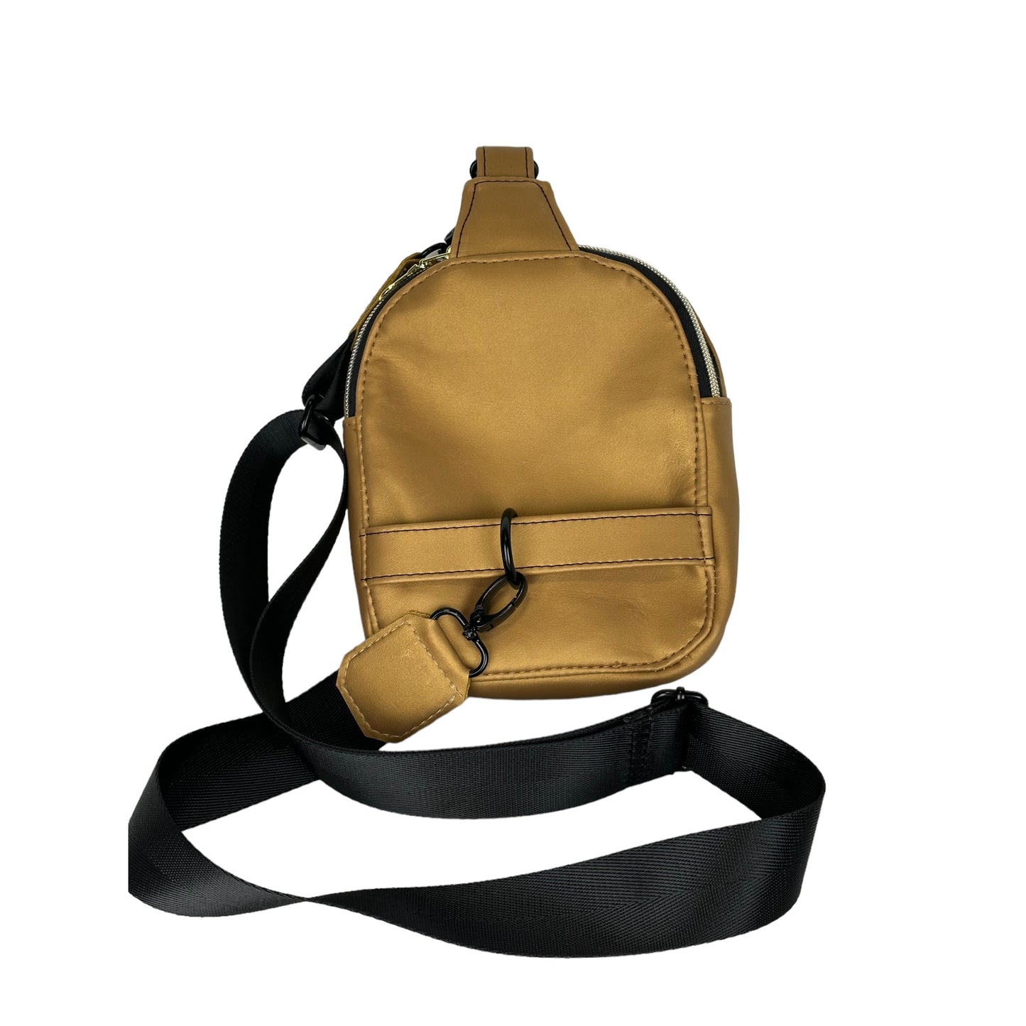 Gold sling bag