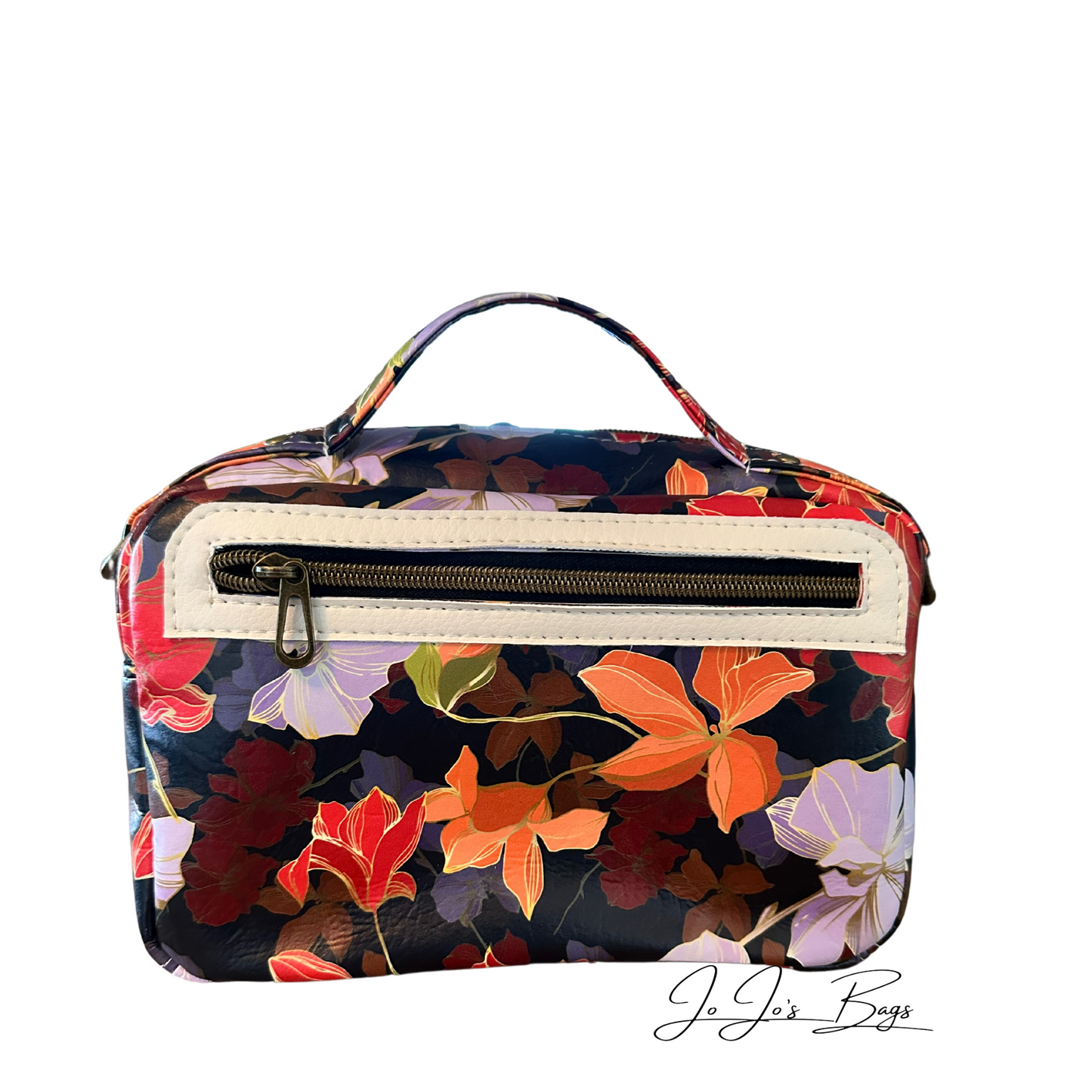 Colorful Floral Crossbody Handbag