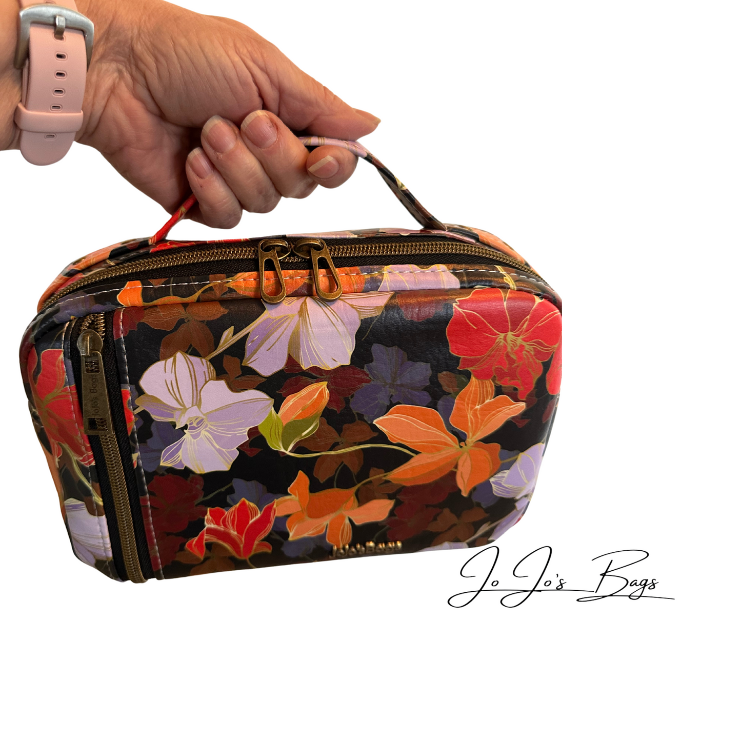 Colorful Floral Crossbody Handbag